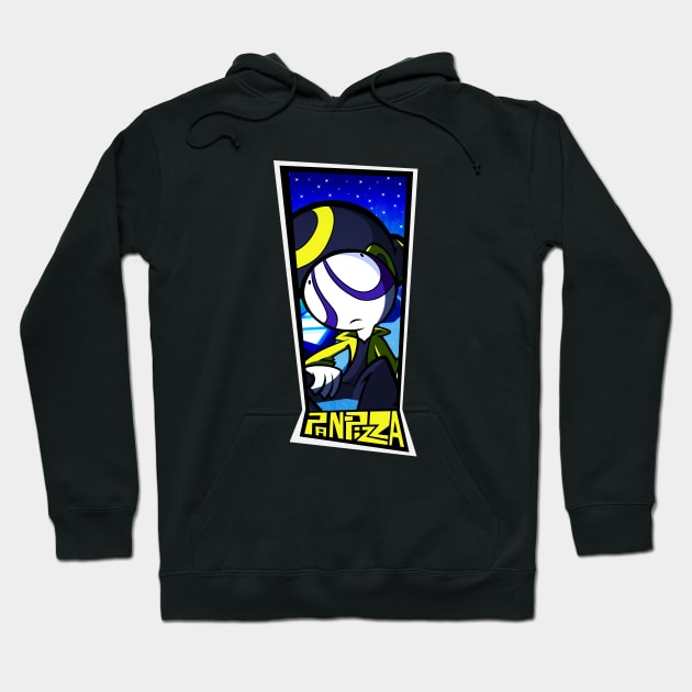 Pan Pizza Exclamation Hoodie by RebelTaxi